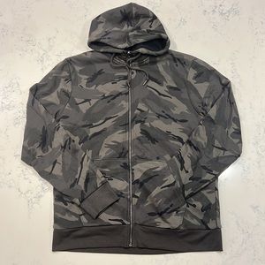 OLD NAVY Camo Zip-Up Sweatshirt With Hood